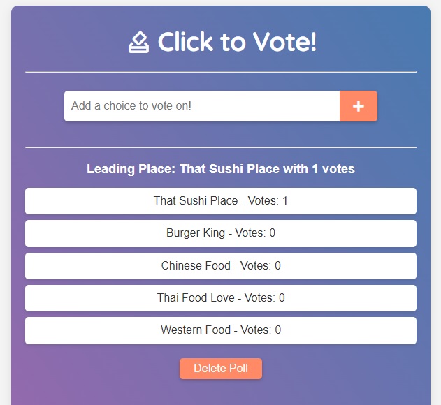 Poll App