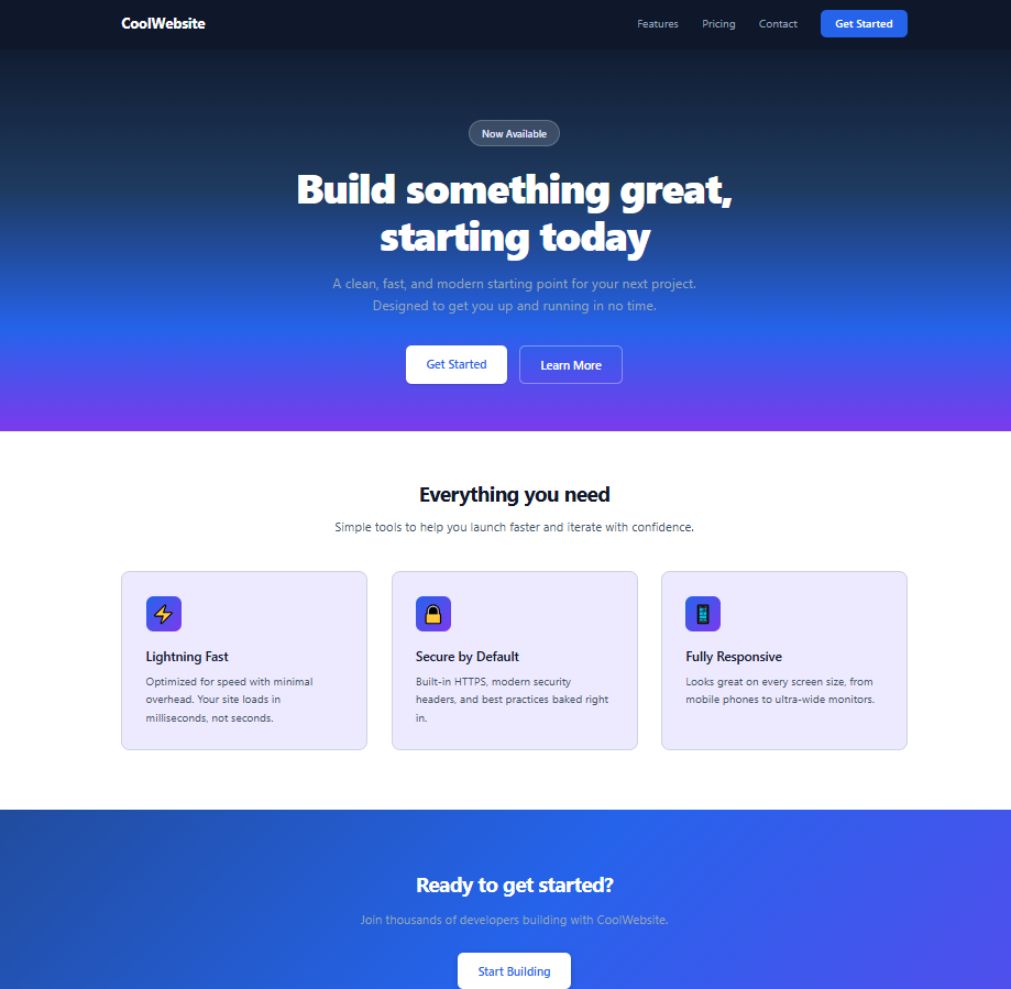 Cool OmniWebsite
