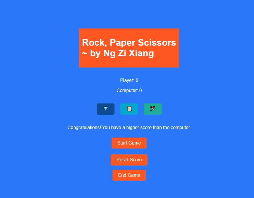 Rock, Paper & Scissors